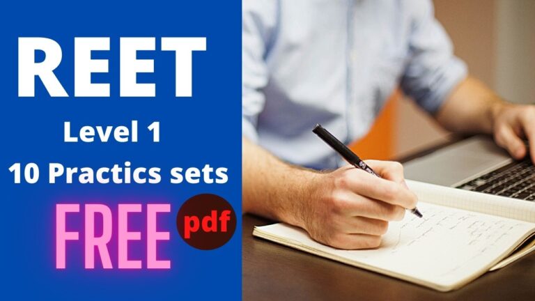reet practice set level 1 in hindi | REET model paper pdf download 2021