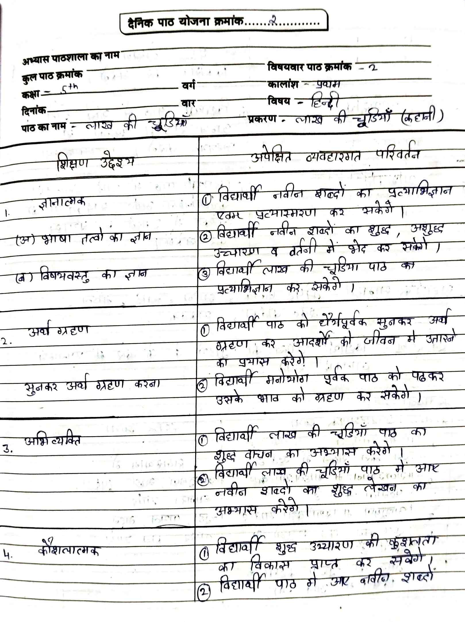 50+ lesson plan for deled in hindi pdf download 50+ lesson plan for d el ed in hindi pdf download Sample  डी एल एड लेसन प्लान लाख की चूड़िया
